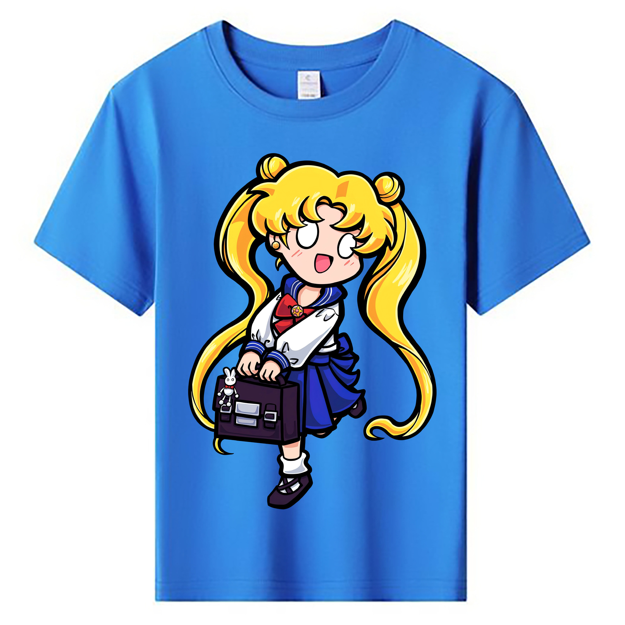 （画像用） 美少女戦士セーラームーン 愛野 美奈子 あいの みなこ Sailor Moon Aino Minako 綿100％キッズTシャツ（フロントプリント）